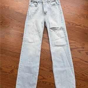 Abercrombie & Fitch Light Blue High Rise Jeans